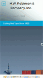 Mobile Screenshot of hwrobinson.com